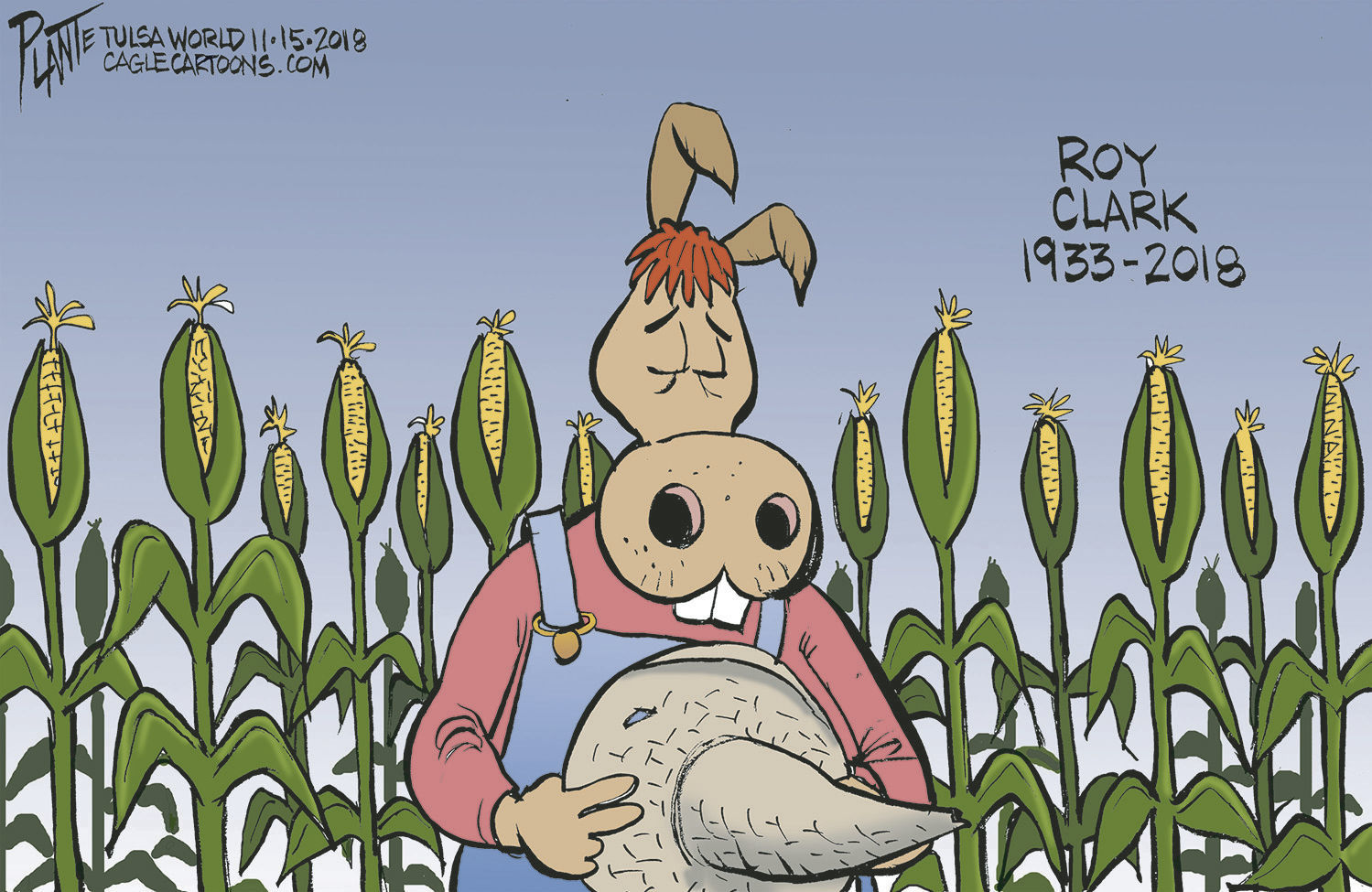 Bruce Plante Cartoon: Roy Clark